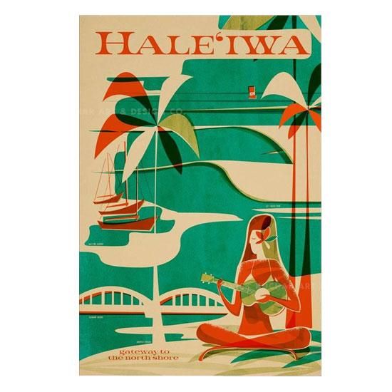 Nick Kuchar ニック カッチャー Retro Hawaii Travel Print 12