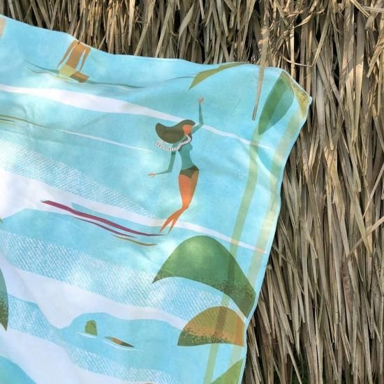 Surfer Towel Kama'aina ダブルサイドタオル KAMA'AINA' by Nick Kuchar – Surfer Towel