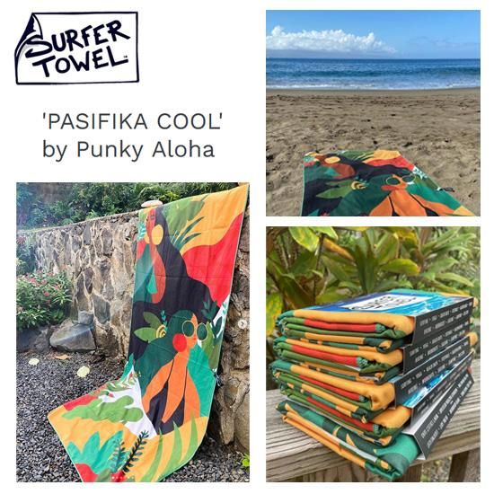 SURFER TOWEL<br>PUNKY ALOHA<br>