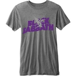 BLACK SABBATH Logo with Burn Out Finishing, Tシャツ