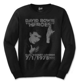 DAVID BOWIE Heroes Earls Court, ロングTシャツ