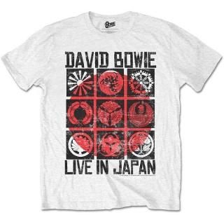 DAVID BOWIE Live in Japan White, T