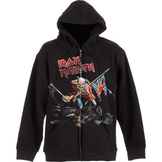 IRON MAIDEN Scuffed Trooper with Back Printing, Zip-Upѡ