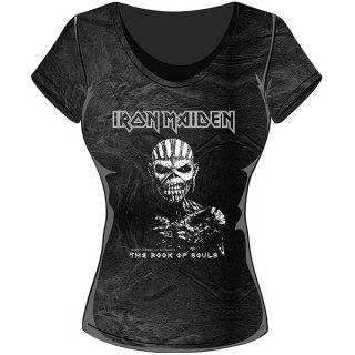 IRON MAIDEN The Book of Souls with Acid Wash Finish, ǥT