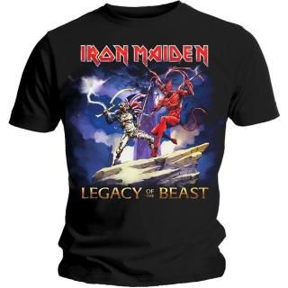 IRON MAIDEN Legacy Beast Fight with Back Printing, T