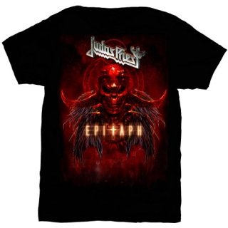JUDAS PRIEST Epitaph Red Horns, Tシャツ