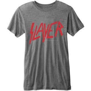 SLAYER Classic Logo with Burn Out Finishing, Tシャツ