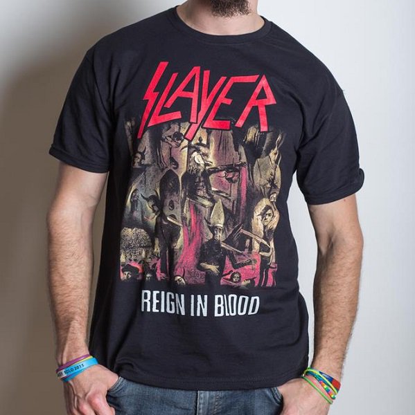 SLAYER Reign In Blood, Tシャツ - バンドTシャツ専門店T-oxic(トキシック)