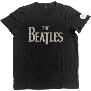 THE BEATLES Drop T Logo with Applique Motifs, T