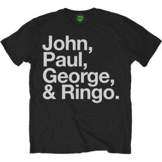 THE BEATLES John Paul George & Ringo Blk, T