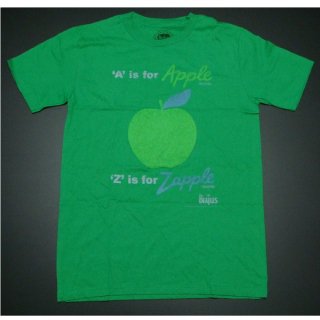THE BEATLES A is for Apple with Back Printing Green, T