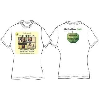 THE BEATLES Long & Winding Road with Back Printing White, ǥT