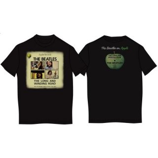 THE BEATLES The Long & Winding Road with Back Printing Blk, T