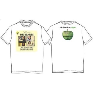 THE BEATLES The Long & Winding Road with Back Printing White, T