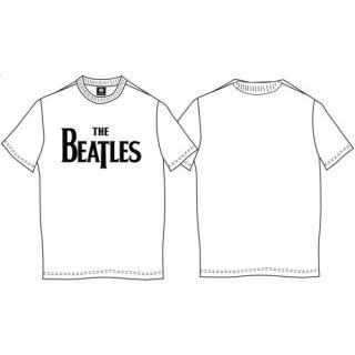 THE BEATLES Drop T Logo White, T