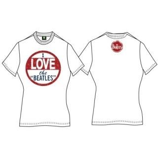 THE BEATLES I Love The Beatles with Back Printing White, ǥT