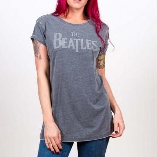 THE BEATLES Drop T Logo with Burn Out Finishing and Caviar Bead Application, ǥT