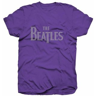 THE BEATLES Drop T Logo with Rhinestone Application Pur, ǥT