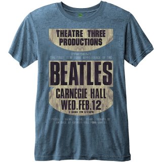 THE BEATLES Carnegie Hall with Burn Out Finishing, T