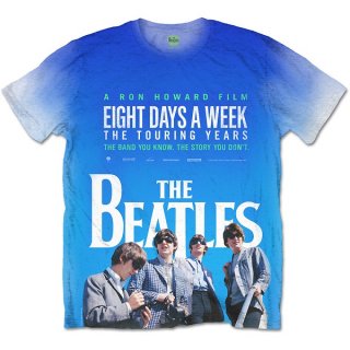 THE BEATLES 8 Days a Week Movie Poster with Sublimation Printing White, T