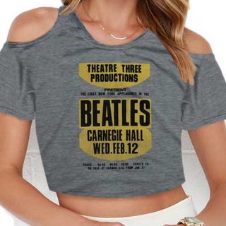 THE BEATLES Carnegie Hall with Cropped Styling and Cut-outs, ǥT