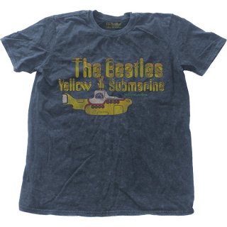 THE BEATLES Yellow Submarine Nothing Is Real with Snow Wash Finishing, T