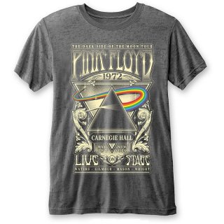 PINK FLOYD Carnegie Hall With Burn Out Finishing, Tシャツ