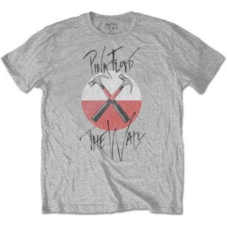 PINK FLOYD The Wall Faded Hammers Logo, Tシャツ