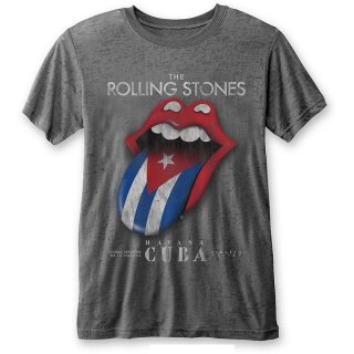 THE ROLLING STONES Havana Cuba with Burn Out Finishing Gry, T