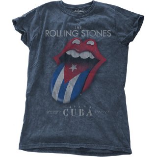 THE ROLLING STONES Havana Cuba with Snow Wash Finishing, ǥT