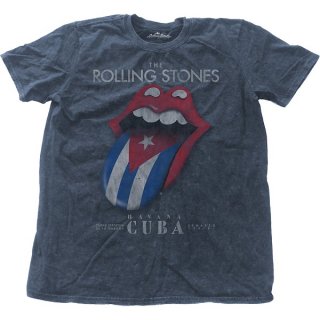 THE ROLLING STONES Havana Cuba With Snow Wash Finishing, T