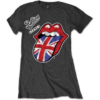 THE ROLLING STONES Vintage British Tongue, レディースTシャツ