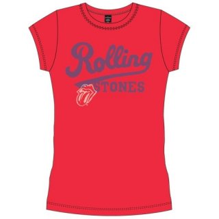 THE ROLLING STONES Team Logo, レディースTシャツ