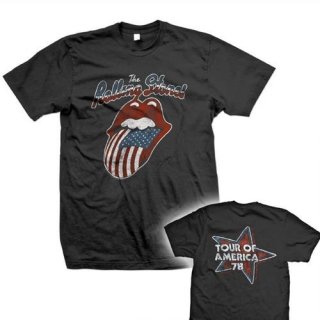 THE ROLLING STONES Tour of America 78 With Back Printing, Tシャツ