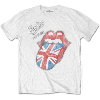 THE ROLLING STONES Vintage British Tongue With Soft Hand Inks, T