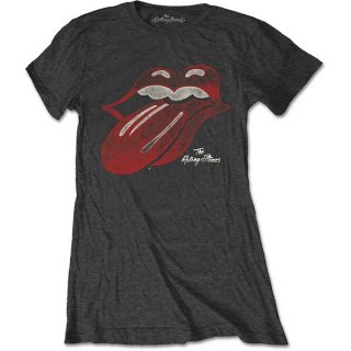 THE ROLLING STONES Vintage Tongue Logo, レディースTシャツ