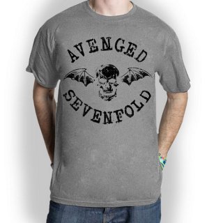AVENGED SEVENFOLD Classic Death Bat with Flocked Finishing, Tシャツ