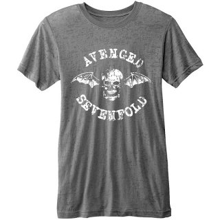 AVENGED SEVENFOLD Death Bat with Burn Out Finishing, Tシャツ