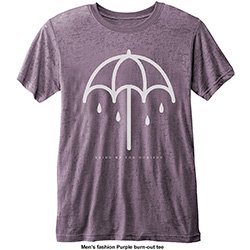 BRING ME THE HORIZON Umbrella with Burn Out Finishing Red, T