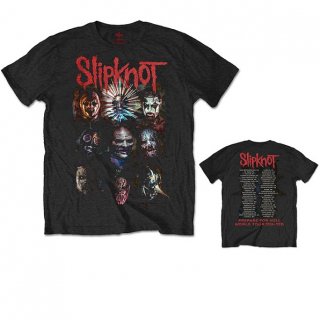 SLIPKNOT Prepare for Hell 2014-2015 Tour with Back Printing, T