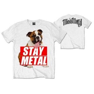 MISS MAY I Bull Dog with Back Printing, Tシャツ