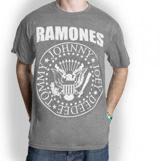 RAMONES Presidential Seal with Crack Ink Finishing, T
