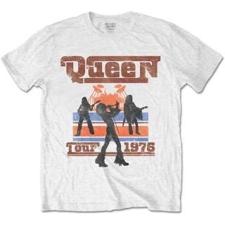 QUEEN　Tシャツ クイーン Tシャツ QUEEN 76 ツアー 白 正規品 : マンブルズ