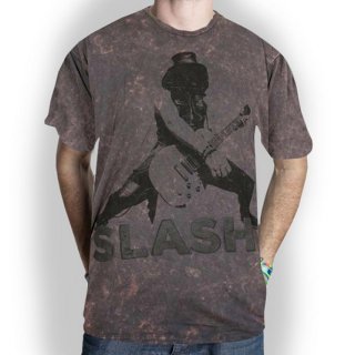 SLASH Snow-Blind With Acid Wash Finish & Puff Print Overlay, Tシャツ