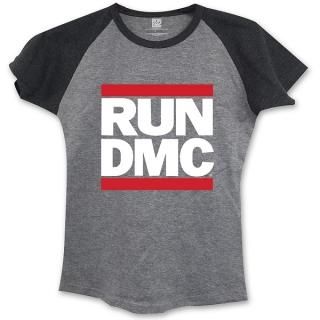 RUN DMC Logo With Skinny Fitting Gblk, ǥT