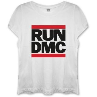 RUN DMC Logo With Skinny Fitting Whi, ǥT