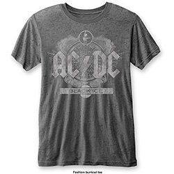 AC/DC Black Ice with Burn Out Finishing, T