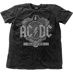 AC/DC Black Ice with Snow Wash Finishing Blk, T