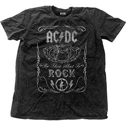AC/DC Cannon Swig Vintage with Snow Wash Finishing, T