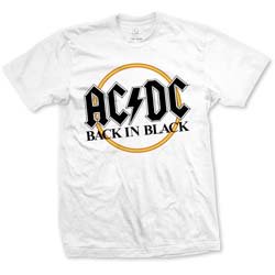 AC/DC Back in Black Wht, T
